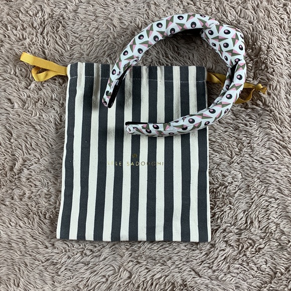 Lele Sadoughi Silk Print Headband - Picture 1 of 10